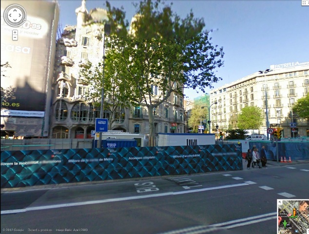 Casa Batlló - Google Street View Screen Grab