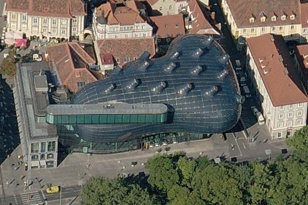 Kunsthaus Graz, Graz, Austria - Bing Maps Screen Shot 2