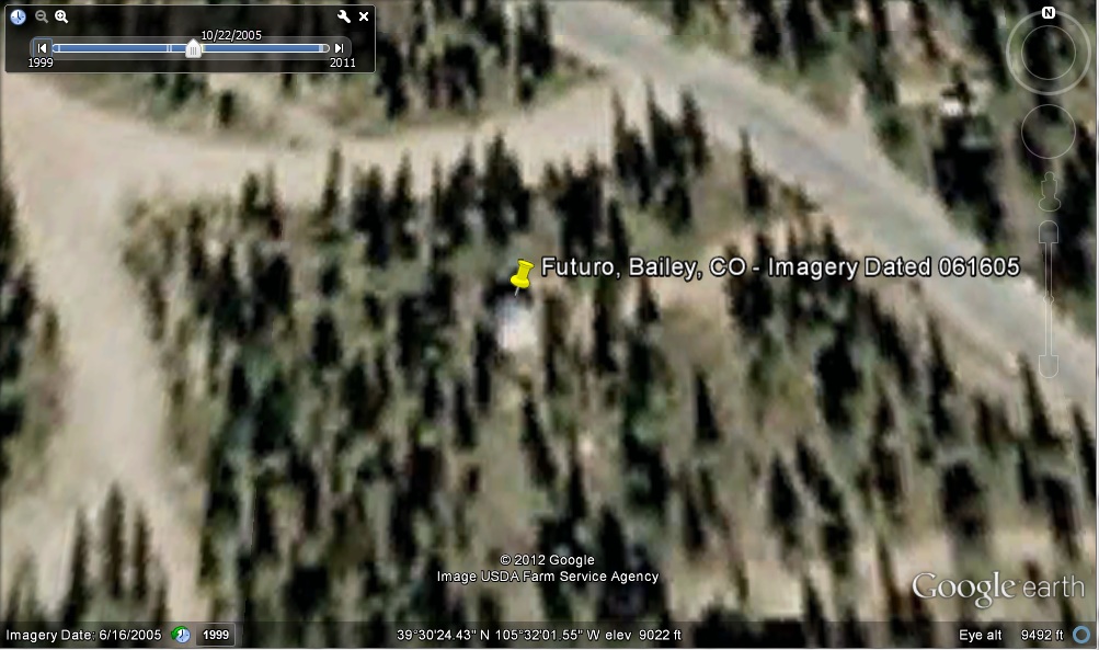 Futuro, Bailey, CO, USA - Google Earth Historical